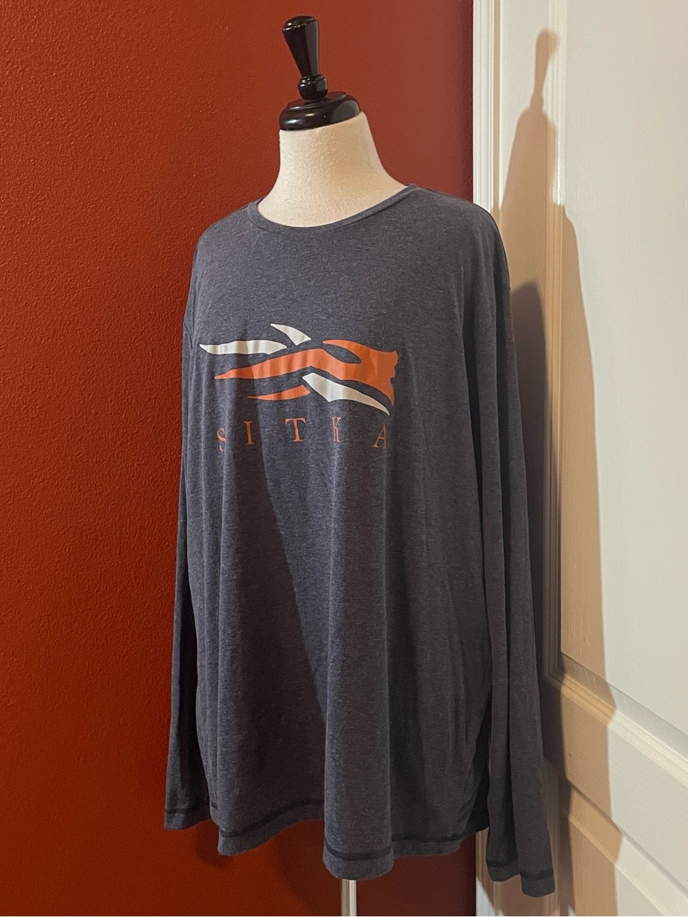 Sitka Men’s Lightweight Crewneck Performance Hunting Layer Long Sleeve Shirt